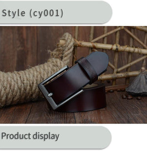 Planet Gates Men belt cow genuine leather luxury strap male belts for men new fashion classic vintage pin buckle