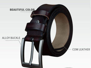 Planet Gates Men belt cow genuine leather luxury strap male belts for men new fashion classic vintage pin buckle