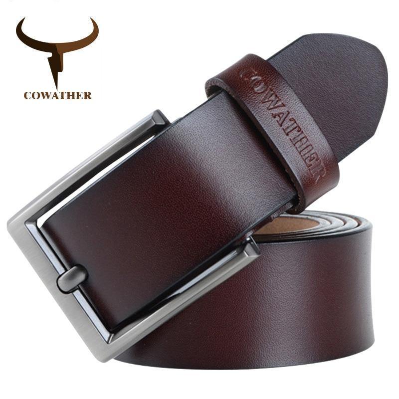 Planet Gates Men belt cow genuine leather luxury strap male belts for men new fashion classic vintage pin buckle