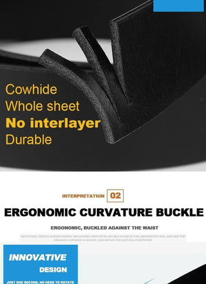 Planet Gates Men Belt Genuine Leather Automatic Buckle Luxury Brand Male Belts Black Strap Original Natural Cowskin