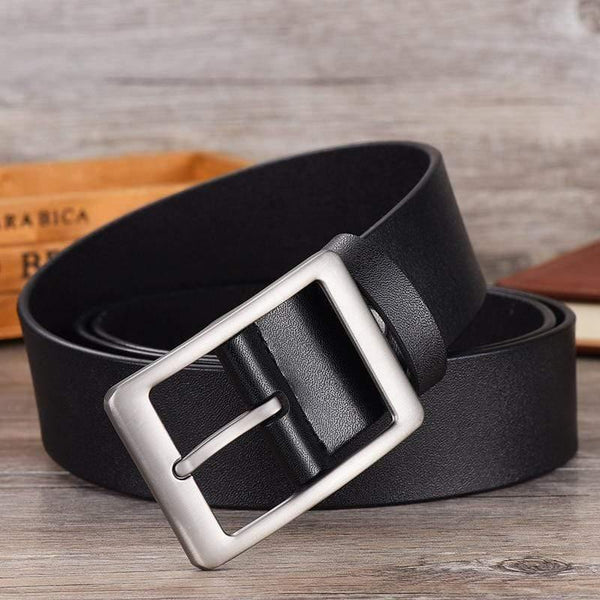 Men Belt High Quality Cow Genuine Leather Luxury Strap Male Belts For Men New Fashion Classic Vintage Pin Buckle