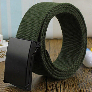 Men Belt New Fashion Unisex Army Tactical Waist Belt Jeans Male Casual Luxury Canvas Webbing Waistband Ceinture Femme 17 Colors