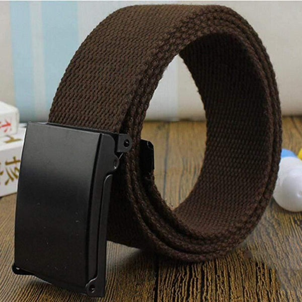 Men Belt New Fashion Unisex Army Tactical Waist Belt Jeans Male Casual Luxury Canvas Webbing Waistband Ceinture Femme 17 Colors