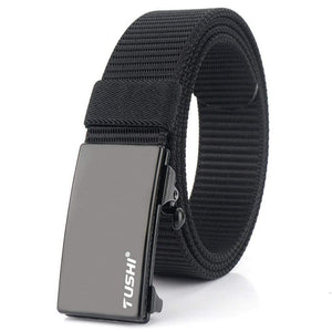 Men Belt Tactical Belts Casual Nylon Women Belt Strap Male Belts For Women Jeans High Quality Black 3.4CM