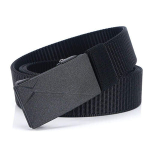 Men Belt Tactical Belts Casual Nylon Women Belt Strap Male Belts For Women Jeans High Quality Black 3.4CM