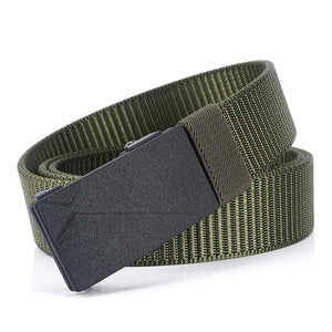 Men Belt Tactical Belts Casual Nylon Women Belt Strap Male Belts For Women Jeans High Quality Black 3.4CM
