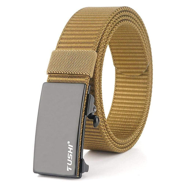 Men Belt Tactical Belts Casual Nylon Women Belt Strap Male Belts For Women Jeans High Quality Black 3.4CM