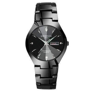 Planet Gates Men Black-Black Couples Watches Quartz Calendar Waterproof Watch For Women Men Fashion Lover Wrist watch Relogio Feminino Masculino