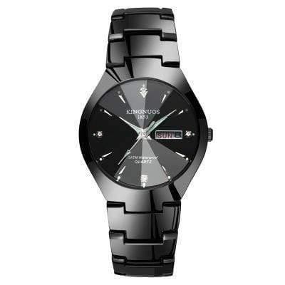 Planet Gates Men Black-Black Couples Watches Quartz Calendar Waterproof Watch For Women Men Fashion Lover Wrist watch Relogio Feminino Masculino