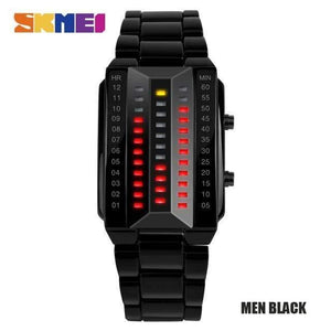 Planet Gates Men Black Lovers Sport Digital Watch Fashion Couple Clock Watches Top Brand Luxury Alloy Strap Man Woman reloj hombre 1013