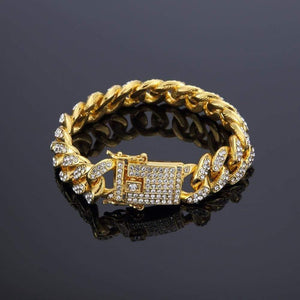 Planet Gates Men Bracelet fashion 18- 20cm long Miami Cuban Link bracelets male Hiphop jewelry gifts