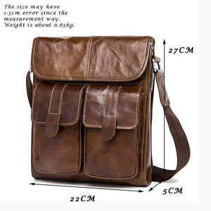 Planet Gates Men Briefcase bags Genuine Leather large capacity bag male vintage bags luxury Brand Casual shoulder bag