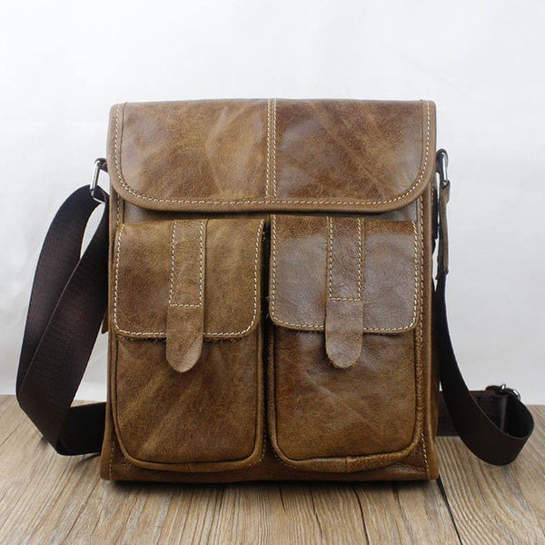 Planet Gates Men Briefcase bags Genuine Leather large capacity bag male vintage bags luxury Brand Casual shoulder bag