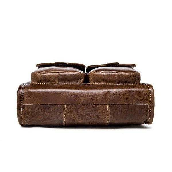 Planet Gates Men Briefcase bags Genuine Leather large capacity bag male vintage bags luxury Brand Casual shoulder bag