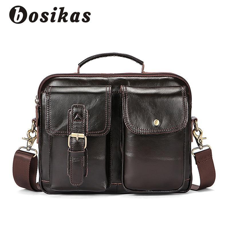 Planet Gates Men Briefcases Genuine Leather Men's bags Crossbody Bags Casual Totes Laptop messenger bag men's shoulder bag handbags