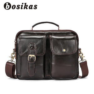 Planet Gates Men Briefcases Genuine Leather Men's bags Crossbody Bags Casual Totes Laptop messenger bag men's shoulder bag handbags