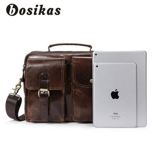 Planet Gates Men Briefcases Genuine Leather Men's bags Crossbody Bags Casual Totes Laptop messenger bag men's shoulder bag handbags