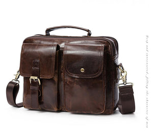 Planet Gates Men Briefcases Genuine Leather Men's bags Crossbody Bags Casual Totes Laptop messenger bag men's shoulder bag handbags
