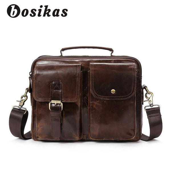 Planet Gates Men Briefcases Genuine Leather Men's bags Crossbody Bags Casual Totes Laptop messenger bag men's shoulder bag handbags