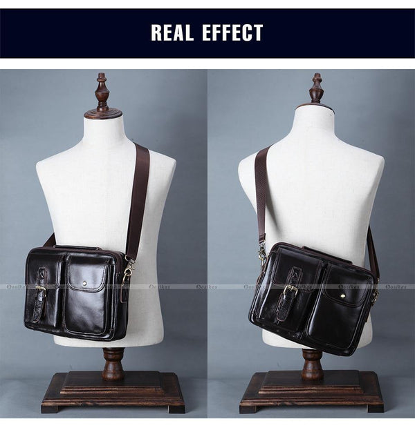 Planet Gates Men Briefcases Genuine Leather Men's bags Crossbody Bags Casual Totes Laptop messenger bag men's shoulder bag handbags