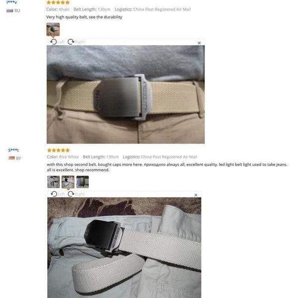 Men Canvas Belt Western Military Tactical Belt Luxury Belts For Men & Women High Quality Casual Jeans Waist Belt