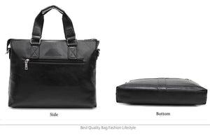 Planet Gates Men Casual Briefcase Business Shoulder Bag Leather Messenger Bags Computer Laptop Handbag Bag Men's Travel Bags