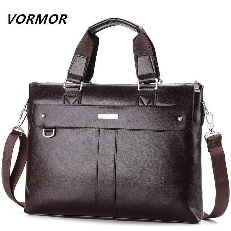 Planet Gates Men Casual Briefcase Business Shoulder Bag Leather Messenger Bags Computer Laptop Handbag Bag Men's Travel Bags