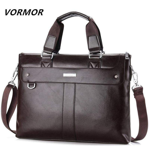 Planet Gates Men Casual Briefcase Business Shoulder Bag Leather Messenger Bags Computer Laptop Handbag Bag Men's Travel Bags