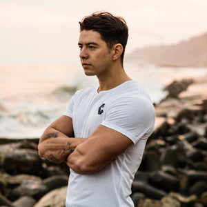 Men Casual Cotton Skinny T-shirt Gyms Fitness Bodybuilding Workout Short Sleeve Tee Shirt Tops Male Crossfit Clothing