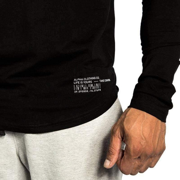 Men Casual Fashion Long Sleeve Cotton T-shirt Gyms Fitness Bodybuilding Workout Skinny Solid T Shirt Man Tee Tops Brand Clothing