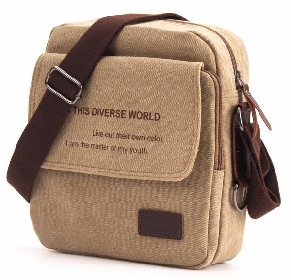 Planet Gates Men Casual Messenger Bag High Quality Canvas Shoulder Bags For men Business Travel Crossbody Bag