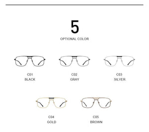 Planet Gates Men Classic Square Glasses Optics Frame Luxury Double Bridge Prescription Glasses Frames Optical Eyewear S2012