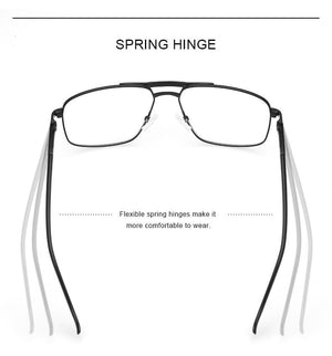 Planet Gates Men Classic Square Glasses Optics Frame Luxury Double Bridge Prescription Glasses Frames Optical Eyewear S2012