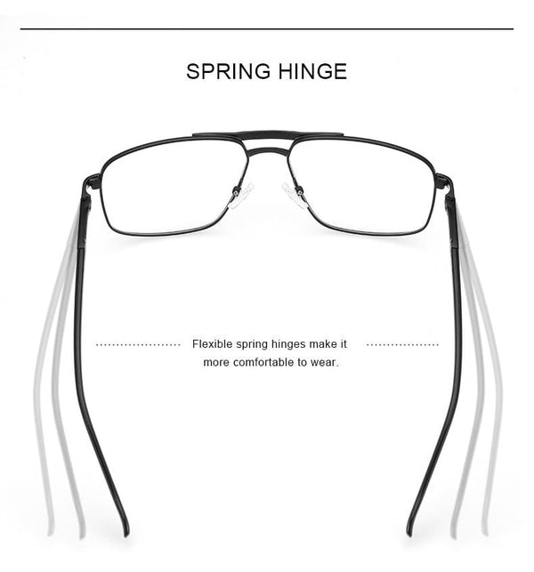 Planet Gates Men Classic Square Glasses Optics Frame Luxury Double Bridge Prescription Glasses Frames Optical Eyewear S2012