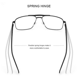 Planet Gates Men Classic Square Glasses Optics Frame Luxury Double Bridge Prescription Glasses Frames Optical Eyewear S2012