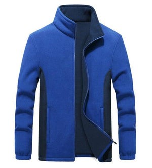Planet Gates men Color blue / L Men's Thicken windbreaker Fleece Jackets 7XL 8XL 9XL Wool Liner Hoody Warm sportswear Hoodies Thermal Coats Sweatshirts For Men