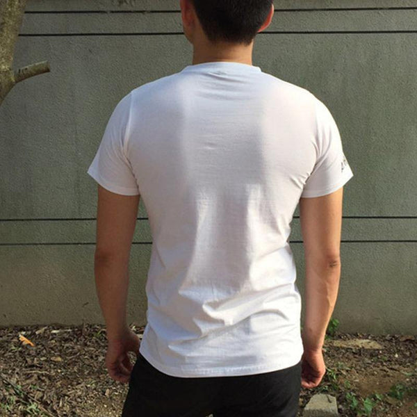 Men Cotton Short Sleeve T-shirt New Casual Print Slim Fit Shirt Male Jogger Gyms Fitness Crossfit Tees Tops Clothing
