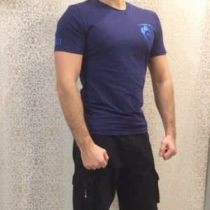 Men Cotton Short Sleeve T-shirt  Summer New Casual O-Neck Slim T Shirt Male Jogger Gyms Fitness Crossfit Tees Tops Clothing