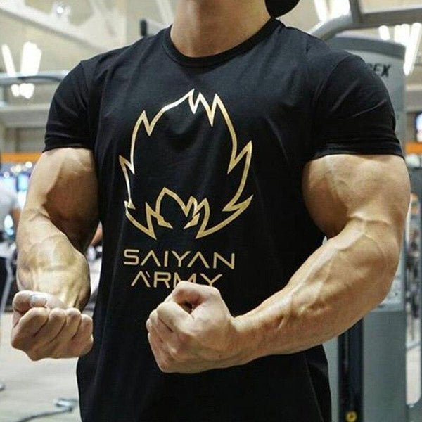 Men Fashion Casual Camouflage T Shirt Gyms Fitness Bodybuilding T-shirts Male Short Sleeves Tees Tops Summer Crossfit Clothing