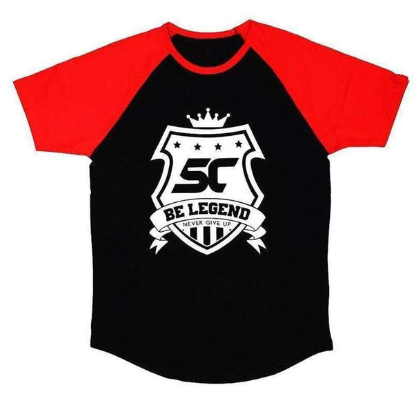 Men Fitness Bodybuilding Cotton T-shirt Gyms Workout Skinny Patchwork T Shirt Summer Male Casual Fashion Print Tee Tops Clothing