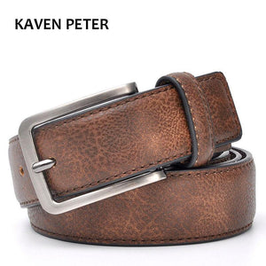 Planet Gates Men Gents Leather Belt Trouser Waistband Stylish Casual Belts Men With Black Grey Dark Brown And Brown Color