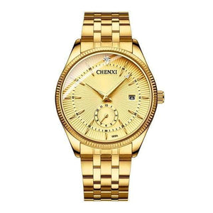 Planet Gates Men Golden Watch Men Watches Lady Top Brand Luxury Quartz Wristwatch For Lover's Fashion Dress Clock Relogio Masculino