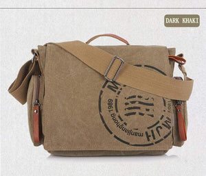 Planet Gates Men Handbag Cotton Canvas Bag Version of Casual Fashion Shoulder Bags Messenger Bag Men