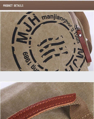 Planet Gates Men Handbag Cotton Canvas Bag Version of Casual Fashion Shoulder Bags Messenger Bag Men