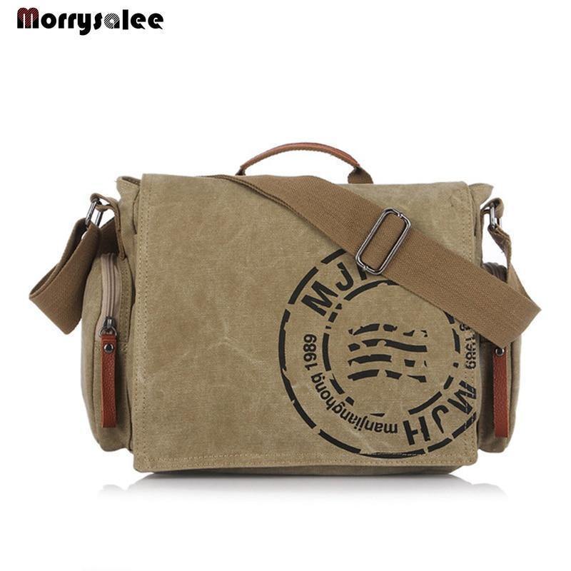 Planet Gates Men Handbag Cotton Canvas Bag Version of Casual Fashion Shoulder Bags Messenger Bag Men