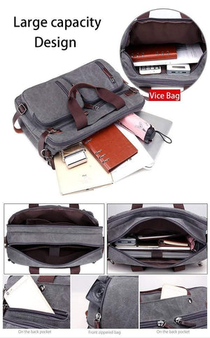 Planet Gates Men Handbags Canvas Shoulder Crossbody Messenger Bags Solid High Capacity Man Casual Travel Multifunction Back Pack Laptop 2018
