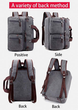 Planet Gates Men Handbags Canvas Shoulder Crossbody Messenger Bags Solid High Capacity Man Casual Travel Multifunction Back Pack Laptop 2018