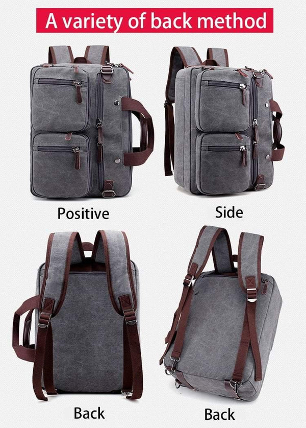 Planet Gates Men Handbags Canvas Shoulder Crossbody Messenger Bags Solid High Capacity Man Casual Travel Multifunction Back Pack Laptop 2018
