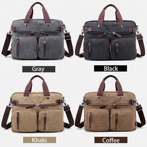 Planet Gates Men Handbags Canvas Shoulder Crossbody Messenger Bags Solid High Capacity Man Casual Travel Multifunction Back Pack Laptop 2018