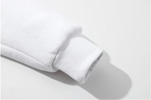 Planet Gates Men Hoodies Hip Hop Streetwear Casual Hoodies Sweatshirts Elasticity Solid Color Fleece Thick Warm Threaded Cuffs